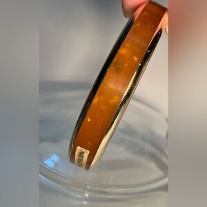NWOT VINTAGE Amber like Austria bangles bracelets